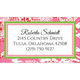 Pink Chinoiserie Luggage Tags Image 2 of 3